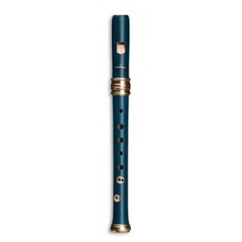 Soprano recorder Adri´s Dream Recorder wood blue double hole Art.-Nr. 4119B